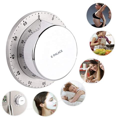 GLiving Kitchen Timer, Cooking Timer Clock with Alarm Magnetic Backing ...