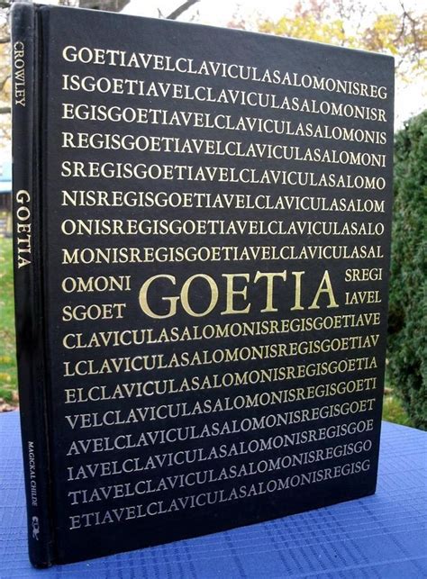 GOETIA THE LESSER KEY OF SOLOMON ALEISTER CROWLEY 1989 GOETIA SIGILS ...