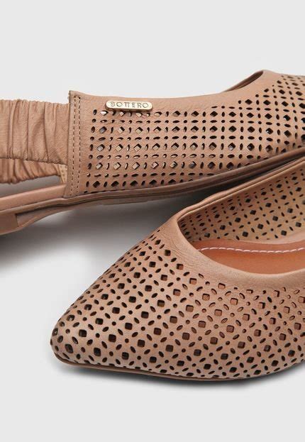 Sapatilha Bottero Laser Cut Nude Compre Agora Dafiti Brasil