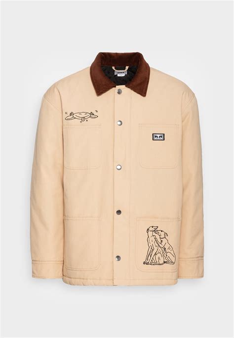 Obey Clothing Friendly Jacket Unisex Light Jacket Irish Creambeige
