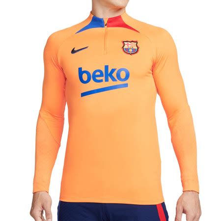 Sudadera Nike Barcelona Entrenamiento Ucl Strike Negra Futbolmania