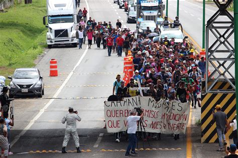 1 200 Migrantes Salen Desde El Sur Mexicano Para Unirse A La Caravana