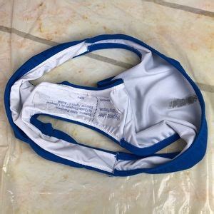 Victoria S Secret Swim Victorias Secret Blue Bikini Swim Bottom Poshmark