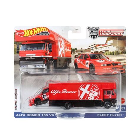 Игровой набор машинок Hot Wheels Premium Team Transport Mix Alfa