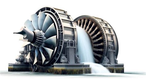 premium ai image  photo   hydro turbine