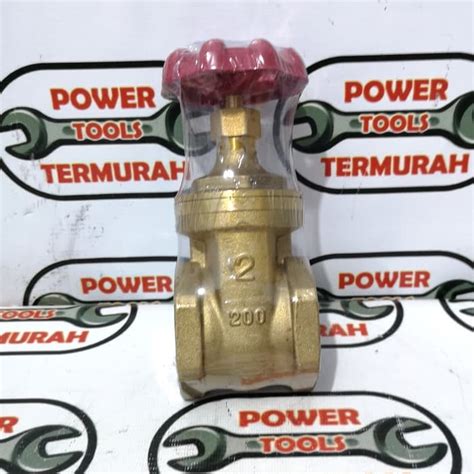 Jual Gate Valve Onda 2 Kuningan Brass Stop Kran Ball Valve Putar