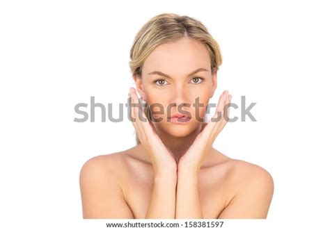 Serious Pretty Nude Blonde Posing On Stock Photo 158381597 Shutterstock
