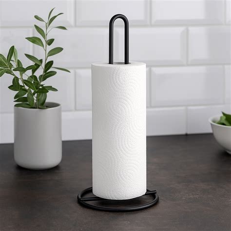 cookinglife kitchen roll holder black  cm  cookinglife kitchen