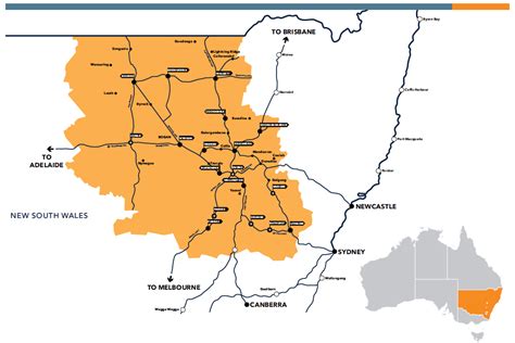 Orana Region Nsw Map Camile Violetta