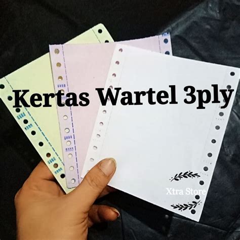 kertas print continuous form wartel  ply