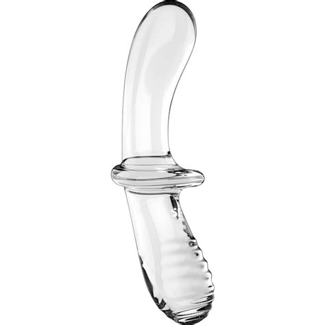 Satisfyer Double Crystal Glass Dildo Transparent Transparent Glas Fyndiq
