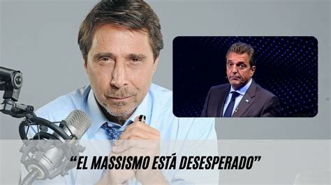 El fuerte dato de Eduardo Feinmann a días del balotaje El massismo