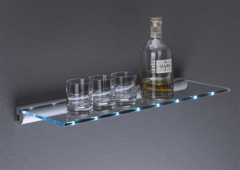12 Ideas Of Brighten Up Your Home The Magic Of Lighted Glass Shelves