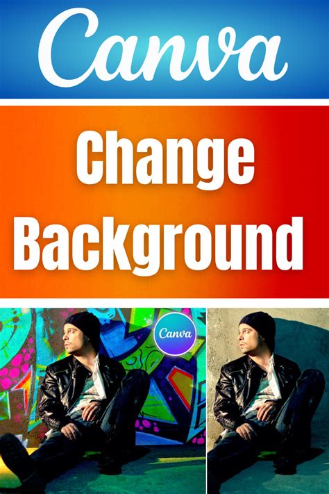 Change Photo Background Canvas Learning Canva Tutorial Graphic