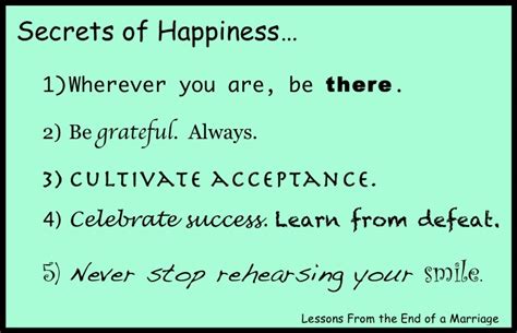 Secrets Of Happiness Lessons From The End Of A Marriage