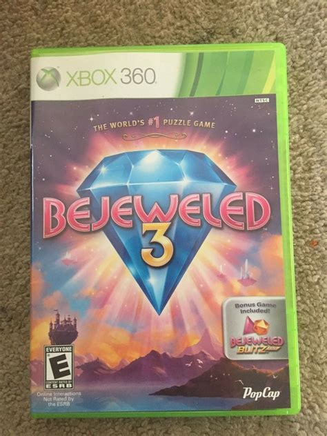 MICROSOFT XBOX 360- BEJEWELED 3- COMPLETE GAME 899274002519| eBay