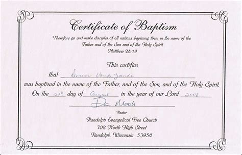 Baptism Certificate Template Word – Douglasbaseball.com