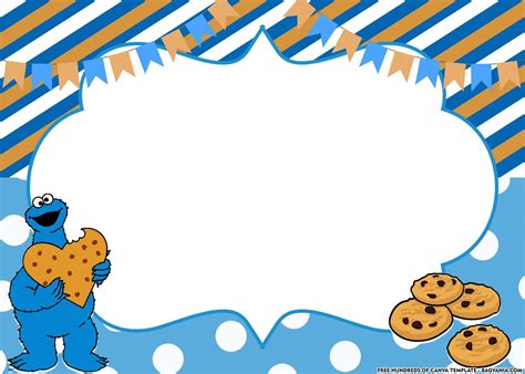 Free download cookie monster baby shower invitation – Artofit