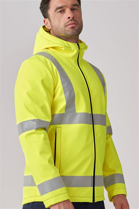 Kurtka softshell PREMIUM odblaskowa II KAT męska FABOR Fullcolor