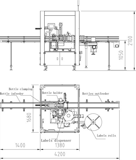 Hot Melt Label Machine Automatic Single Station Opp Glue Labeling Equipment For Square Liquid