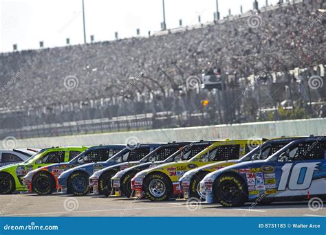 Starting Lineup Nascar Sprint Cup Series Editorial Stock Photo Image