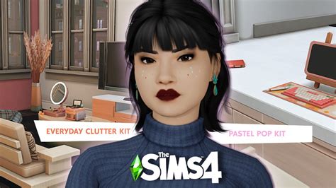 Sims 4 Drops 2 New Kits Pastel Pop And Everyday Clutter Kit Review Youtube