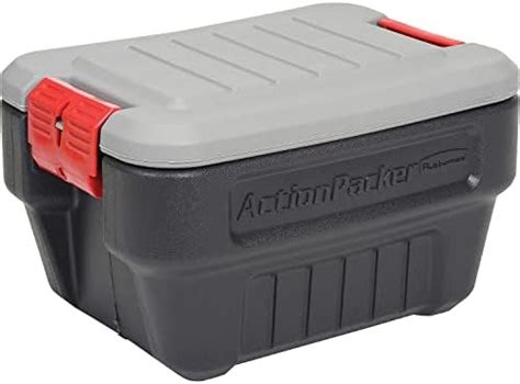 Rubbermaid Actionpacker Gal Lockable Storage Box Pack Of Outdoor