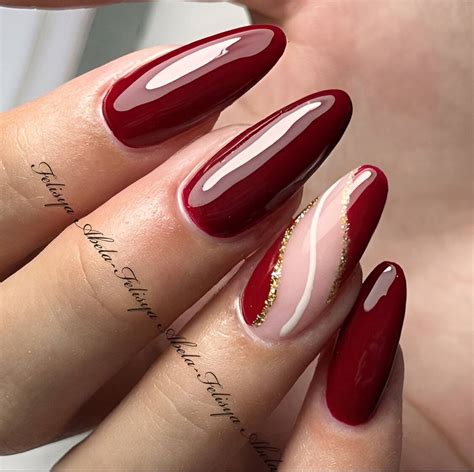 30 Nail Ideas Inspired By The Colors Of Red Wine