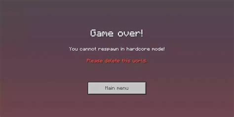 Текстуры Настоящий хардкор Hardcore Mode для Minecraft