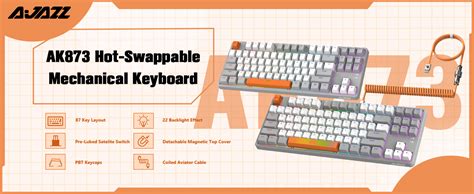 Amazon A Jazz Ak Wired Key Tkl Mechanical Gaming Keyboard With Rainbow Backlit Hot