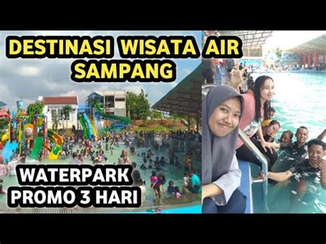 Review Waterpark Sampang Destinasi Wisata Air Sampang Membludak Bupati