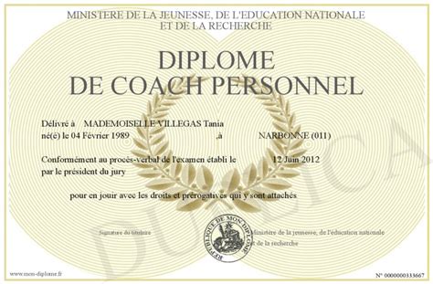 Diplome De Coach Personnel