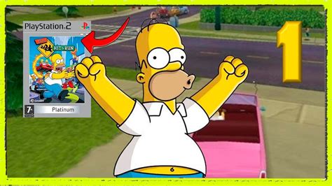 Los Simpson Hit and Run Ps2 Gameplay 1 Español HD YouTube