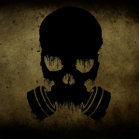 Download Skull Gas Mask Dark PFP