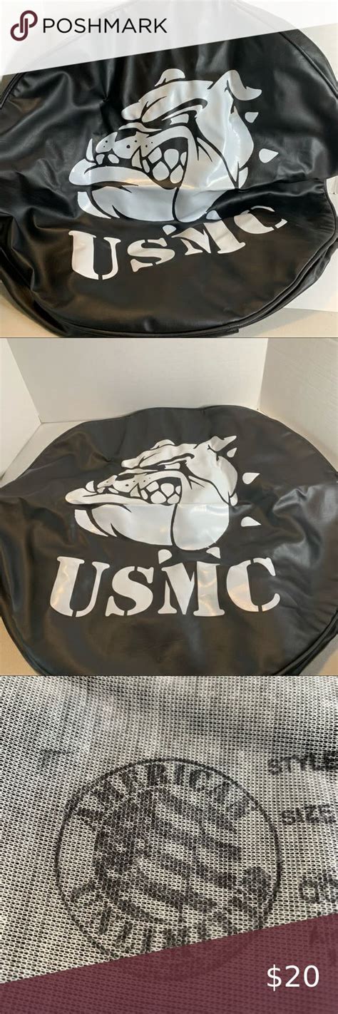 American Unlimited Usmc Bulldog Jeep Spare Tire Cover In 2022 Jeep