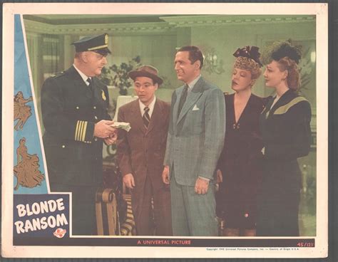 Amazon Movie Poster Blonde Ransom X Lobby Card Donald Cook Collette Lyons Virginia