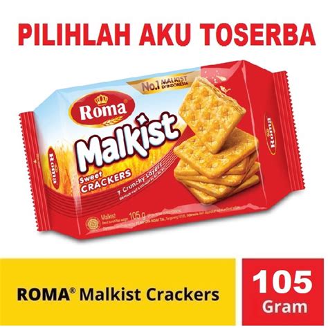 Jual Biskuit Roma Malkist Crackers Gr Harga Satuan Shopee