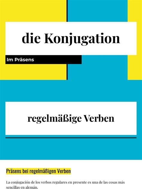 Die Konjugation | PDF