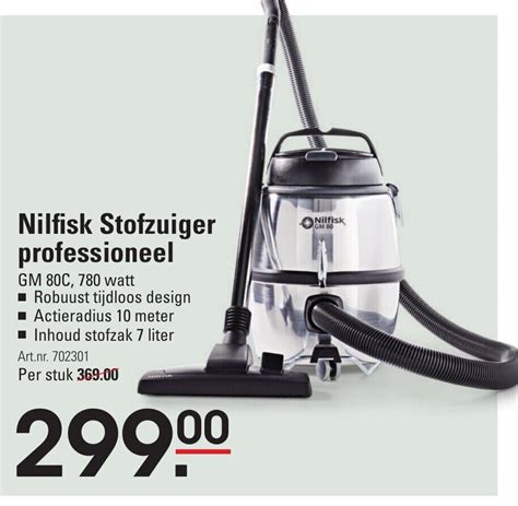 Nilfisk Stofzuiger Professioneel 780 Watt Aanbieding Bij Sligro