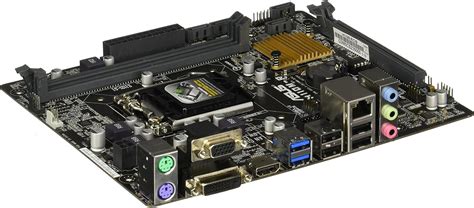 Asus H110M-R/C/SI Tarjeta Madre, MicroATX, Chipset Intel H110M-R, 2 x ...
