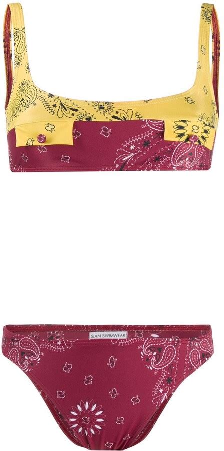 Sian Swimwear Nicole Bandana Print Bikini Set ShopStyle Two Piece Swimsuits