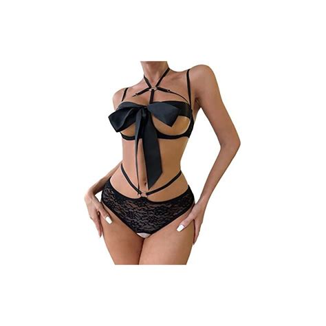Shiningupup Bikini Donna Mare Lenceria Sexy New Luxury Sexs Colore Nero Donna Sexy Giarrettiera