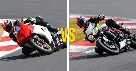 Sports Bike VS Naked Or Similar Body Position What Changes Life At Lean