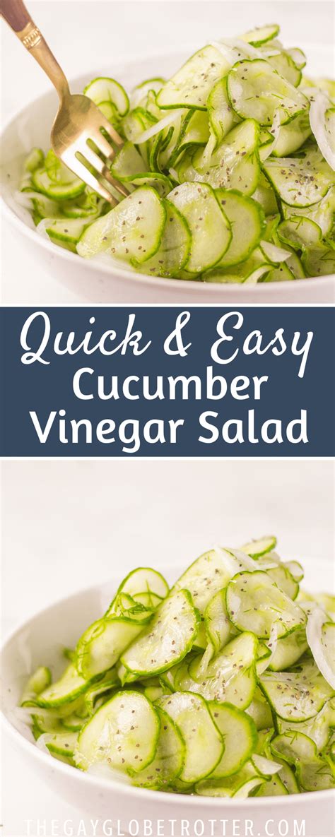 This Easy Cucumber Vinegar Salad Recipe Is Our Favorite Whether You