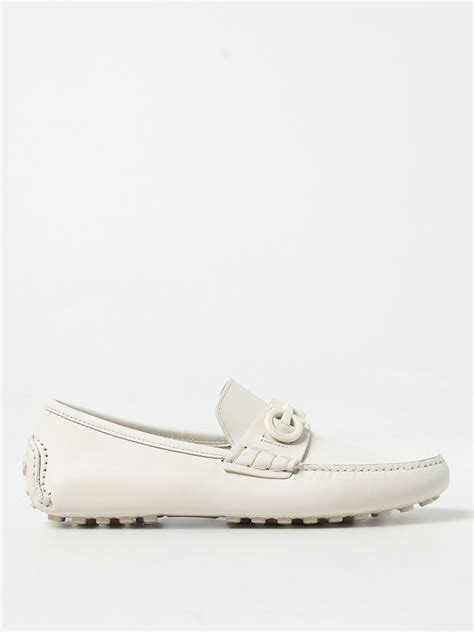 Ferragamo Loafers White Editorialist