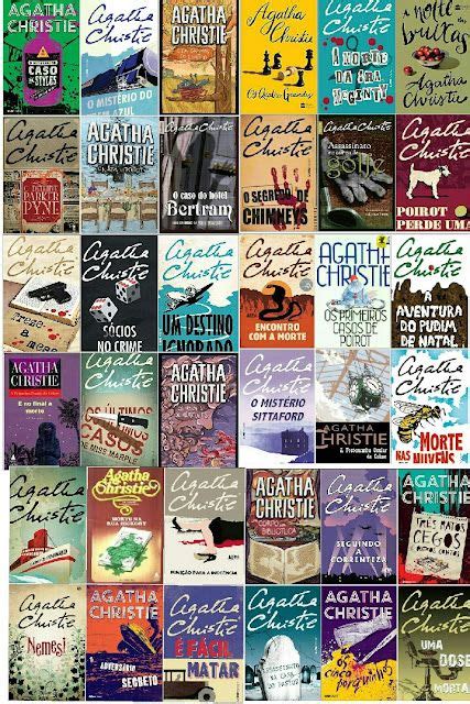 Agatha Christie Livros Mais Famosos - O ranking oficial dos 75 livros de Agatha Christie | Livros da agatha ...