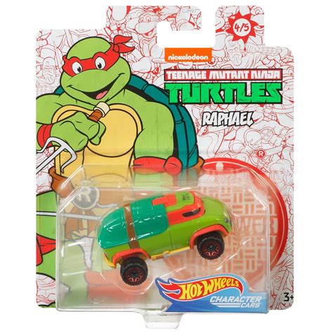 Hot Wheel TMNT Character Car Mix 2 Vehicle Case