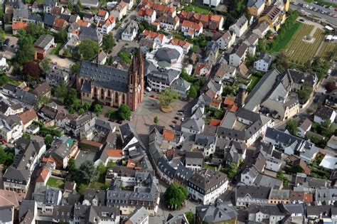 Luftaufnahme Geisenheim Rheingauer Dom Geisenheim