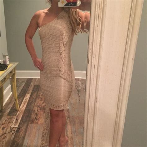 Beautiful Nude Laced Dress Gem