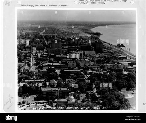 Louisiana Baton Rouge Aerial Photograph Stock Photo Alamy